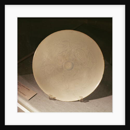 Bowl with an incised floral decoration, from Nanchang, Jiangxi Province, Sung Dynasty, 12th-13th century by School Chinese