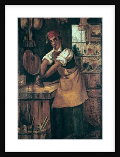 Shop sign for a paint seller, 225 rue Saint-Denis by French School
