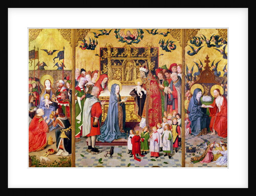 Altarpiece of the Seven Joys of the Virgin by Master of the Holy Family