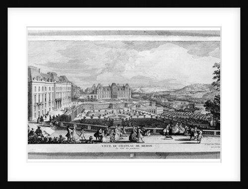 View of Chateau de Meudon by Jacques Rigaud