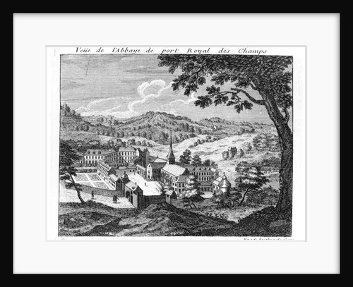 General view of the Abbey of Port-Royal des Champs, 1709 by Louise Madelaine Cochin