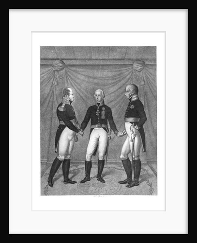 The Holly Alliance, 1815 by Johann Carl Bock