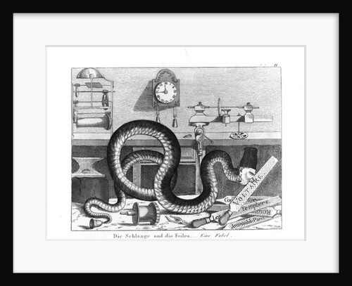 Fable of the Snake and the Files by German School