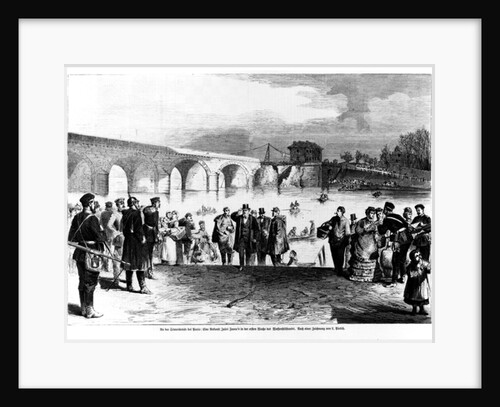 Jules Favre arriving at Pont de Sevres by German School