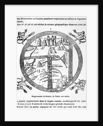 Beatus of Turin mappamundi by Italian School
