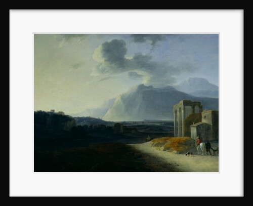 Landscape with Mount Stromboli by Willem Schellinks