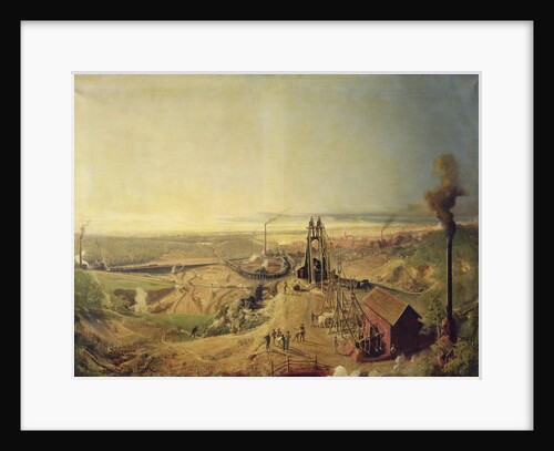 Coalmines and Clay Quarries at Montchanin by Ignace Francois Bonhomme
