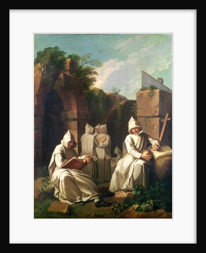 Carthusian Monks in Meditation by Etienne Jeaurat