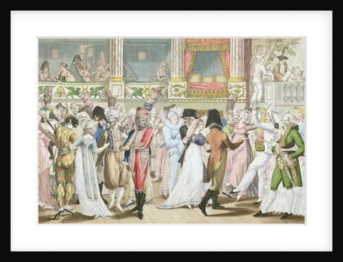 Costume Ball at the Opera, after 1800 by Jean Francois Bosio