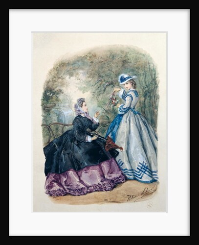 Afternoon Dress for Women, 1863 by Heloise Leloir