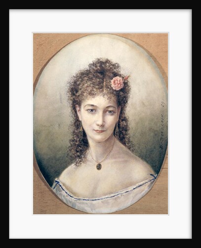 Sarah Bernhardt 1869 by Marie Desire Bourgoin