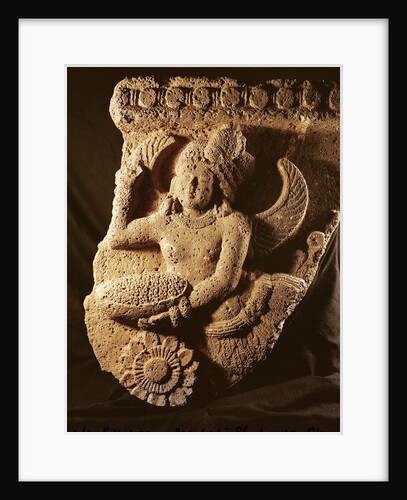 Relief depicting Dampati, Mauryan by Indian School