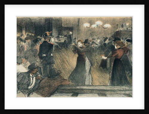 Ball at the Barriere by Theophile Alexandre Steinlen