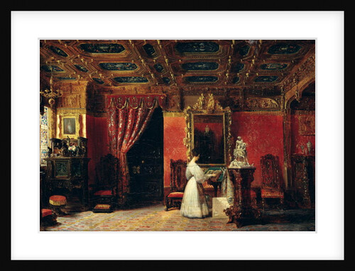 Princess Marie d'Orleans in her Gothic Studio in the Palais des Tuileries, 1836 by Prosper Lafaye