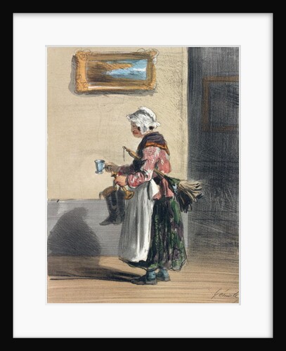 The Cleaning Lady by Alfred Andre Geniole