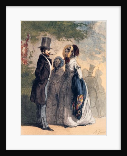 The Regular Visitor to Ranelagh Gardens by Alfred Andre Geniole