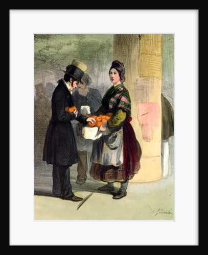 The Orange Seller by Alfred Andre Geniole