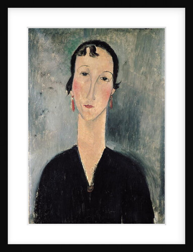 Woman with Earrings by Amedeo Modigliani