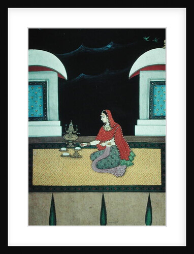 Woman Seated on a Rug, 1750 by Bangazi Ragini