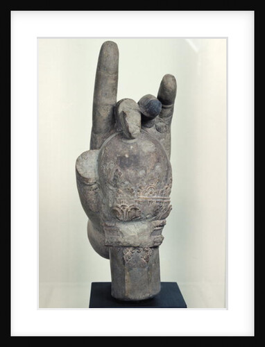 Hand from a colossal statue of Shiva, from Koh Ker, Kompong Thom Province by Cambodian School