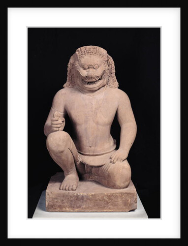 Lion-headed guardian, Banteay Srei Style, c.967 by Cambodian School