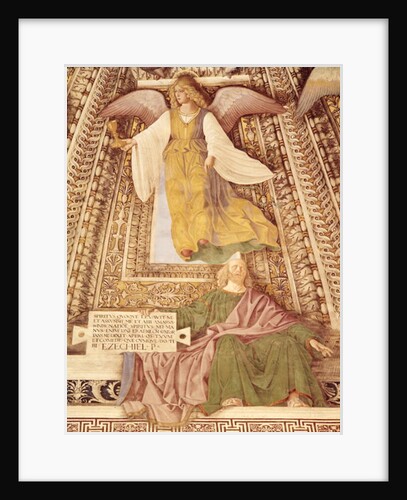 Ezekiel and the Angel holding the chalice of the Passion of Christ by Melozzo da Forli