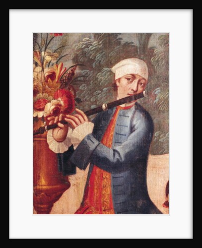 A Flautist by Mexican School