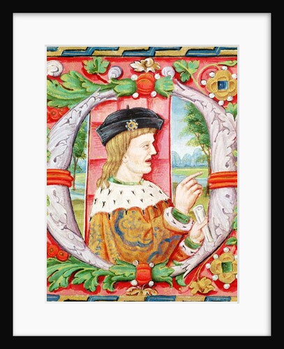 Manuel I 'The Fortunate', King of Portugal by Portuguese School