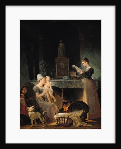 Reading the Letter by Marguerite Gerard