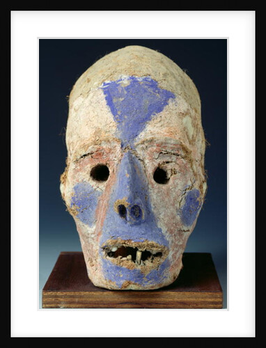 Mounted head representing death, from Vanuatu, 11th-19th century by Oceanic Oceanic