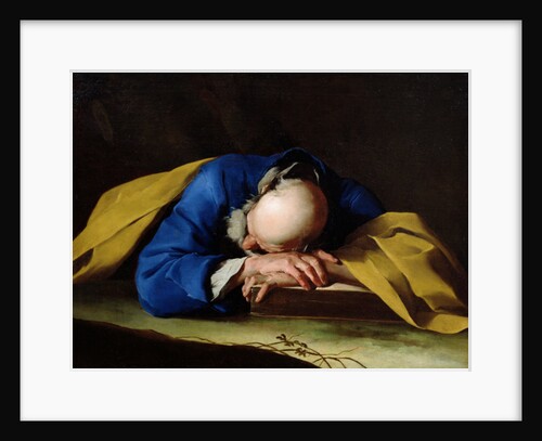 St. Peter or St. Jerome Sleeping, c.1735-39 by Giuseppe Antonio Petrini