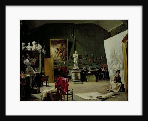 The Studio of Leon Cogniet by Marie-Amelie Cogniet