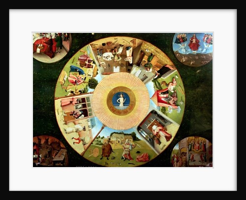 Tabletop of the Seven Deadly Sins and the Four Last Things by Hieronymus Bosch
