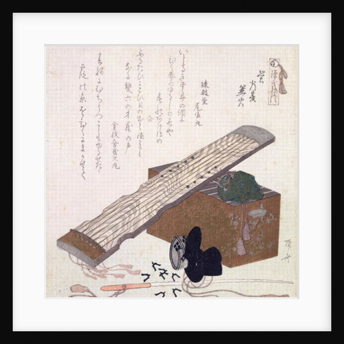 Still Life with a Koto, c.1810 by Ryuryukyo Shinsai
