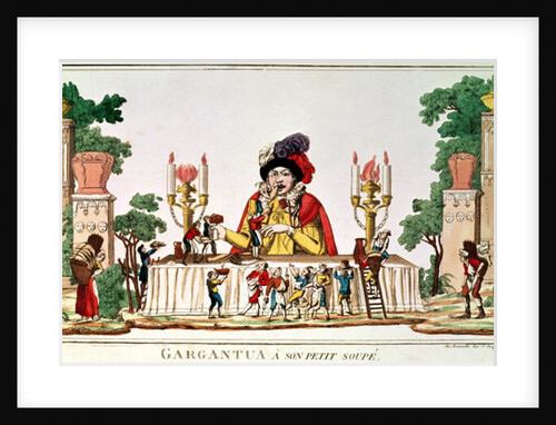 Gargantua at his Little Supper, c.1800 by French School