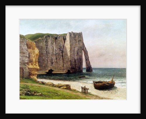The Cliffs at Etretat, 1869 by Gustave Courbet