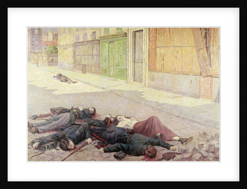 A Street in Paris in May 1871 or, The Commune, 1903-05 by Maximilien Luce