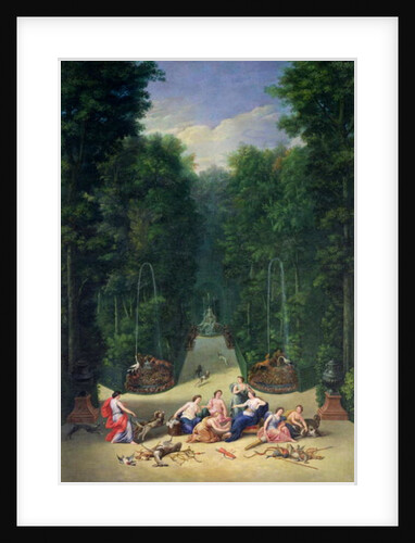The Groves of Versailles: View of the Maze with Diana and her Nymphs, 1688 by Jean the Younger Cotelle