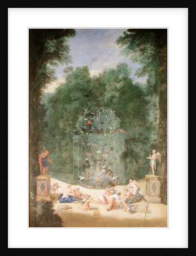 The Groves of Versailles: View of the Entrance to the Maze with Birds, Nymphs and Cherubs, 1688 by Jean the Younger Cotelle