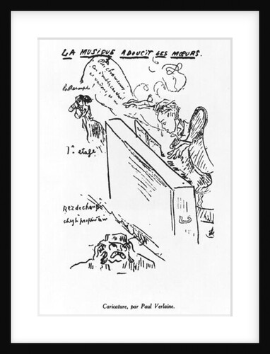 La Musique adoucit les moeurs, Arthur Rimbaud playing piano by Paul Verlaine