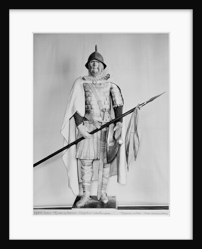 Model of a Carolingian cavalryman by School French