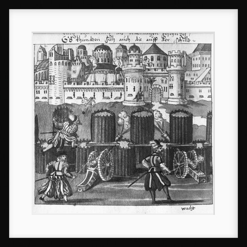 Attack on a Fortified Town by German School