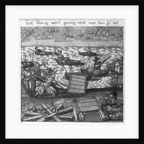 Constructing a Bridge on Water by German School