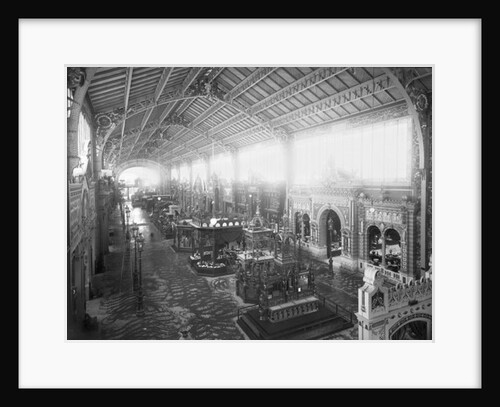 Gallery of the Various Industries, Universal Exhibition, Paris, 1889 by Adolphe Giraudon