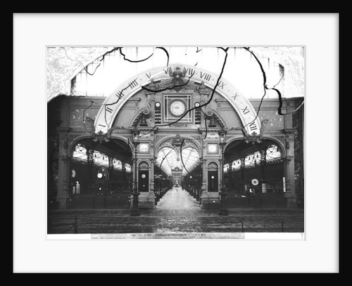 Portico of the Horology Pavilion at the Universal Exhibition, Paris, 1889 by Adolphe Giraudon