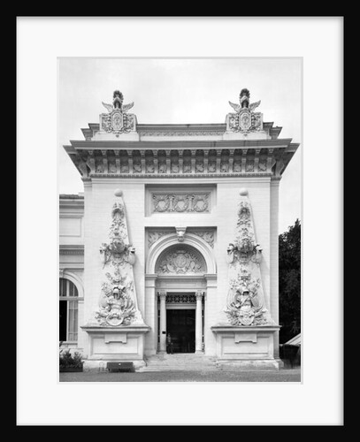 Gate of the military exhibition at the Universal Exhibition, Paris, 1889 by Adolphe Giraudon
