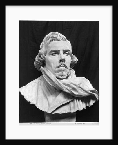Bust of Eugene Delacroix by Aime Jules Dalou