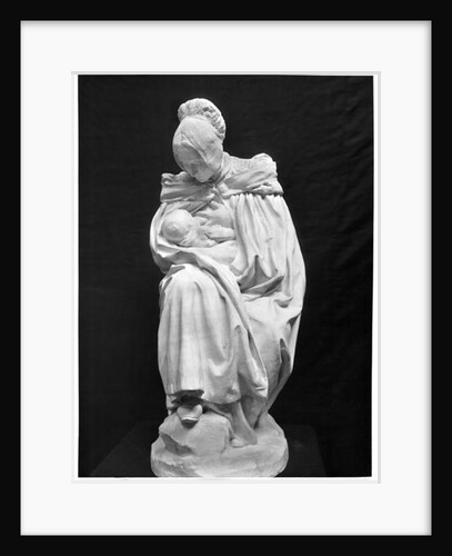 Boulonnaise Woman Feeding her Child by Aime Jules Dalou