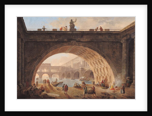 A Port, c.1760 by Hubert Robert