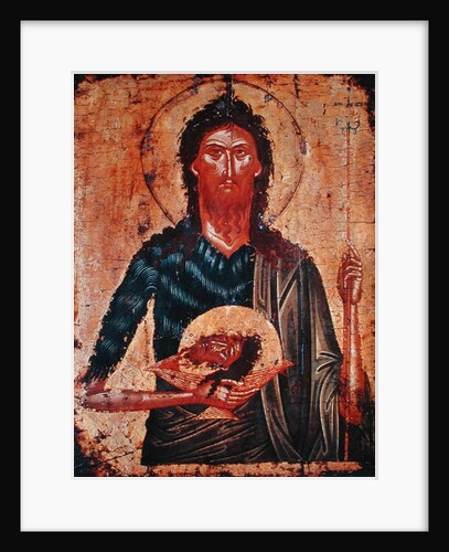 Icon of St. John the Forerunner by Cretan